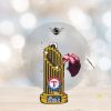 Personalized Softball Layered Wood Christmas Ornament