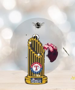 MLB World Series 2023 Champions Trophy Texas Rangers Tree Decorations Holiday Gift Ornament