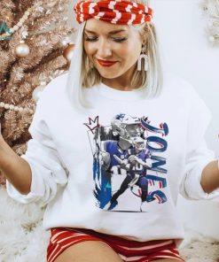 Mac Jones number 10 New England Patriots football player pose poster shirt