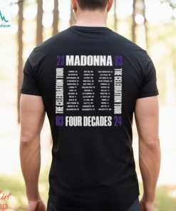 Madonna The Celebration 2024 Tour T Shirt