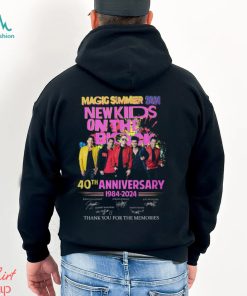 Magic Summer 2024 New Kids On The Block 40th Anniversary 1984 – 2024 Thank You For The Memories T Shirt, hoodie, sweater, long sleeve and tank top Magic Summer 2024 New Kids On The Block 40th Anniversary 1984 – 2024 Thank You For The Memories T Shirt
