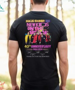 Magic Summer 2024 New Kids On The Block 40th Anniversary 1984 – 2024 Thank You For The Memories T Shirt, hoodie, sweater, long sleeve and tank top Magic Summer 2024 New Kids On The Block 40th Anniversary 1984 – 2024 Thank You For The Memories T Shirt