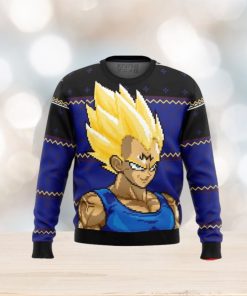 Majin Vegeta dbz Ugly Christmas Sweaters