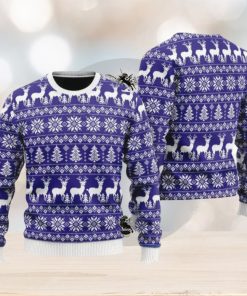 Make It Rein Deer Pattern Ugly Christmas Sweater Funny Gift For Men And Women Family Holidays