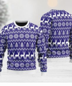 Make It Rein Deer Pattern Ugly Christmas Sweater Funny Gift For Men And Women Family Holidays