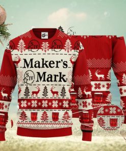 Maker’s Mark 3D Ugly Christmas Sweater Unisex Sweater Christmas Gift