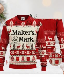 Maker’s Mark 3D Ugly Christmas Sweater Unisex Sweater Christmas Gift