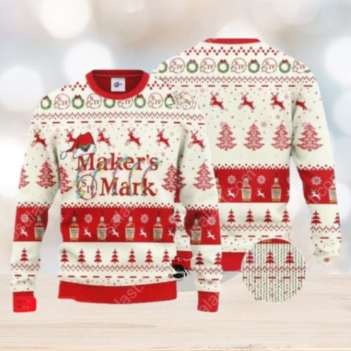 Maker’s Mark Santa Hat Ugly Christmas Sweater For Men And Women