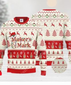 Maker’s Mark Santa Hat Ugly Christmas Sweater For Men And Women