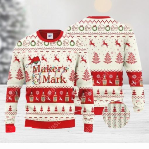 Maker’s Mark Santa Hat Ugly Christmas Sweater For Men And Women