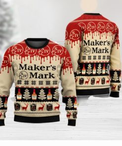 Makers Mark Ugly Sweater Beer Drinking