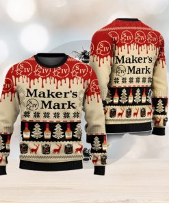 Makers Mark Ugly Sweater Beer Drinking