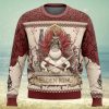 Ruby Dragon Dungeons and Dragons Ugly Christmas Sweater