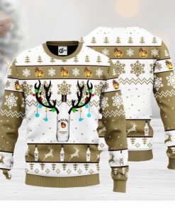 Malibu Rum Reindeer 3D Ugly Christmas Sweater Unisex Sweater Christmas Gift