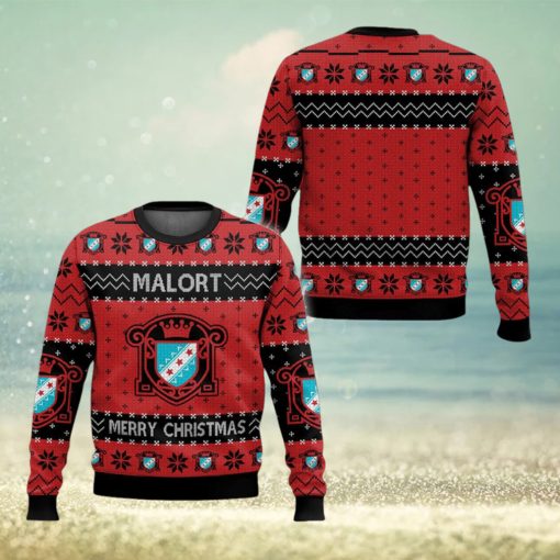 Malort Style Xmas Ugly 3D Sweater For Men And Women