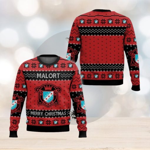 Malort Style Xmas Ugly 3D Sweater For Men And Women