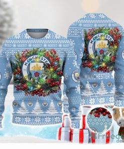 Manchester City F.C Ugly Christmas Sweater Gift Ideas For Fans