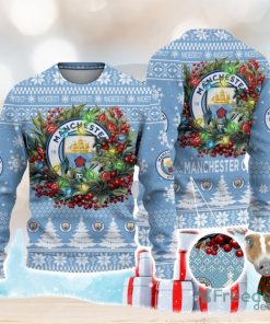 Manchester City F.C Ugly Christmas Sweater Gift Ideas For Fans