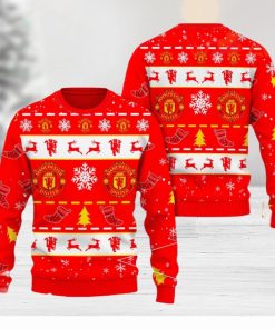 Manchester United 3D Ugly Christmas Sweater 2023