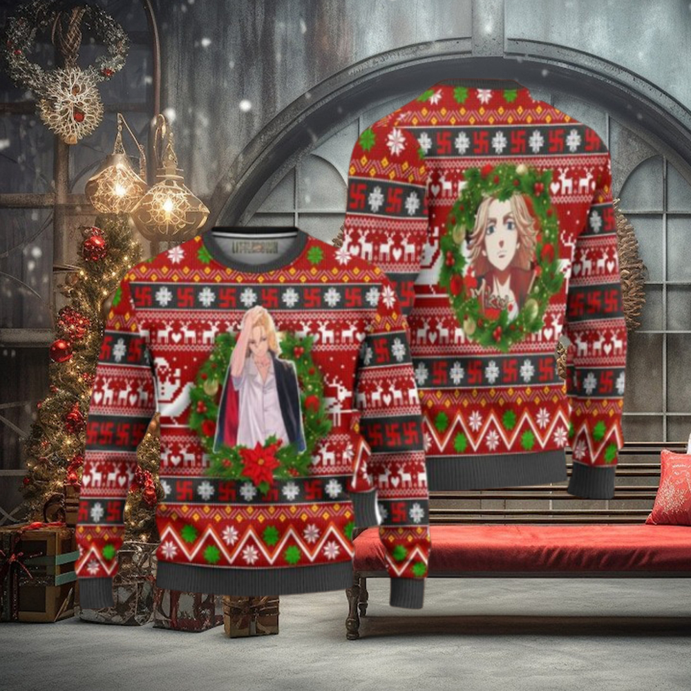 Ken Ryuuguuji Draken Custom Anime Tokyo Revengers Ugly Christmas Sweater