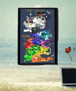 Map Of Westeros House Of The Dragon Home Decor Poster Canvas
