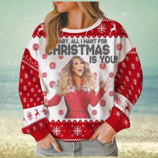 Mariah Carey All I Want For Christmas Is You Christmas Sweater