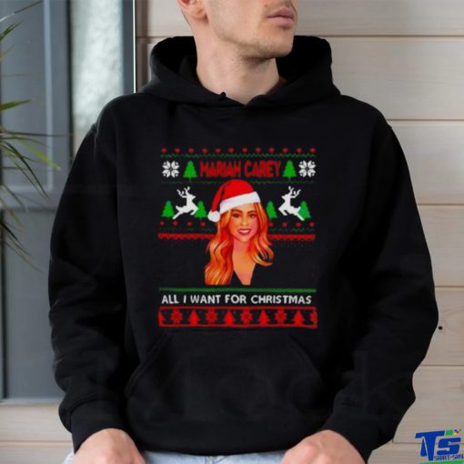 Mariah Carey all I want for Christmas shirt