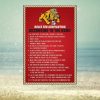 American Football Once You Set A Golf It’s All About How Hard You’re Willing To Work Personalized Wall Art Poster