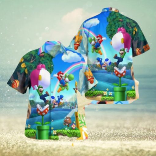 Mario Bros Tropical Hawaiian Shirt For Men And Women