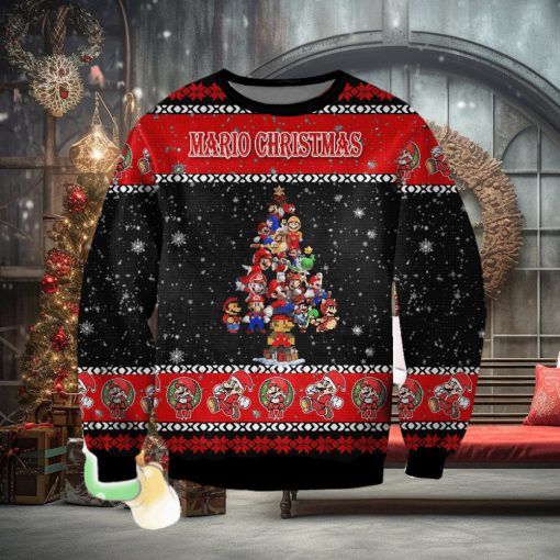 Mario Ugly Christmas Sweater Perfect Holiday Gift