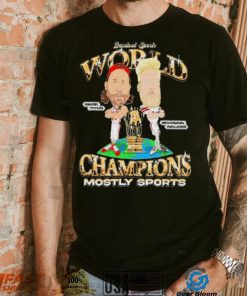 Mark Titus vs Brandon Walker Champions Mostly sports cartoon shirt