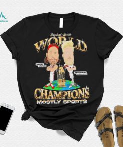 Mark Titus vs Brandon Walker Champions Mostly sports cartoon shirt