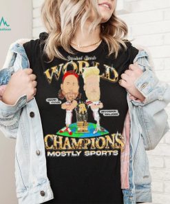 Mark Titus vs Brandon Walker Champions Mostly sports cartoon shirt