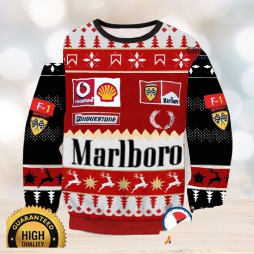 Marlboro Formula 1 Racing Ugly Christmas Sweater