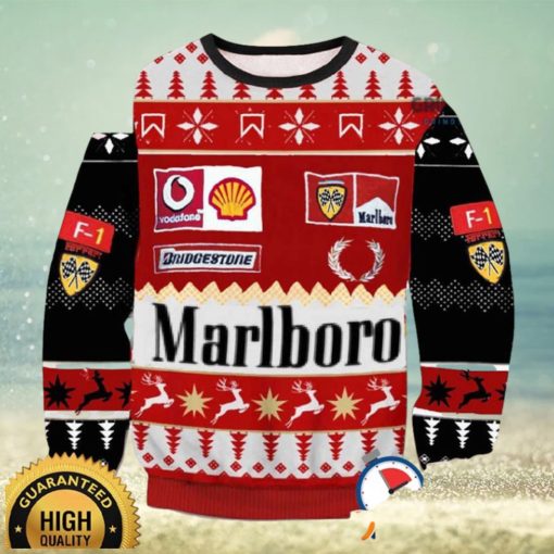 Marlboro Formula 1 Racing Ugly Christmas Sweater