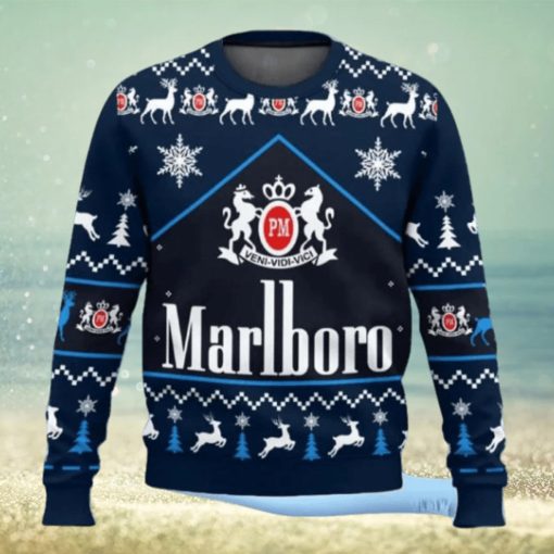 Marlboro Ice Blast Cigarette Ugly Christmas Sweater