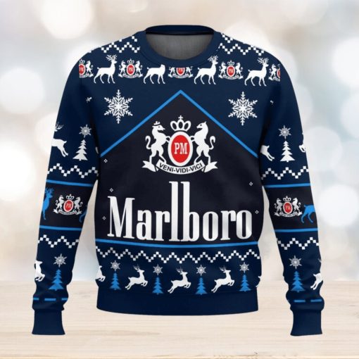 Marlboro Ice Blast Ugly Christmas Sweater 2023 Christmas Gift 3D Sweater