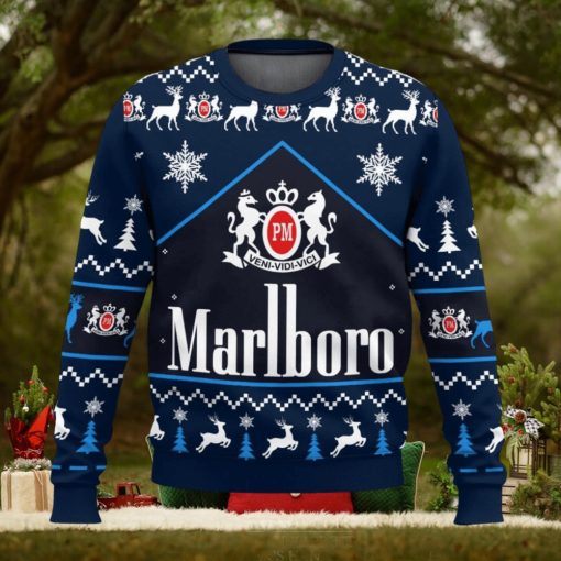 Marlboro Ice Blast Ugly Christmas Sweater 2023 Christmas Gift 3D Sweater