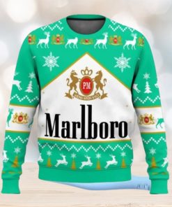 Marlboro Menthol Cigarette Ugly Christmas Sweater