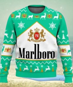 Marlboro Menthol Cigarette Ugly Christmas Sweater