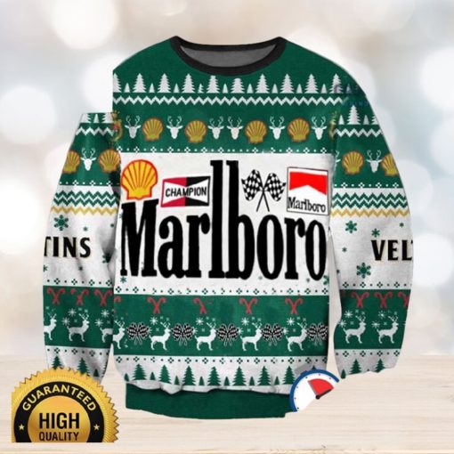 Marlboro Racing Ugly Christmas Sweater