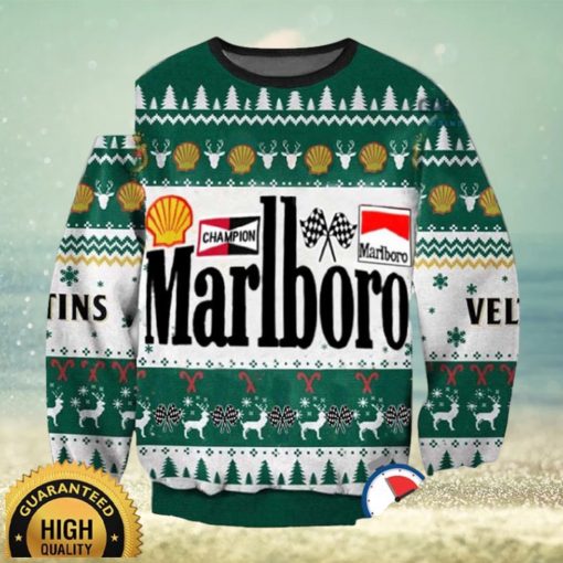 Marlboro Racing Ugly Christmas Sweater