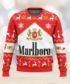 Marlboro Ugly Christmas Sweater 2023 Christmas Gift 3D Sweater