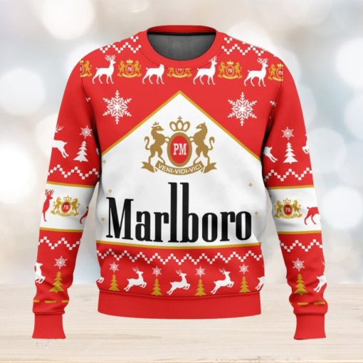 Marlboro Ugly Christmas Sweater 2023 Christmas Gift 3D Sweater