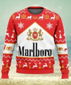 Marlboro Ugly Christmas Sweater 2023 Christmas Gift 3D Sweater