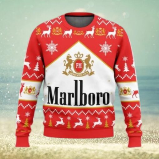 Marlboro Ugly Christmas Sweater 2023 Christmas Gift 3D Sweater