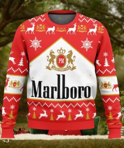 Marlboro Ugly Christmas Sweater 2023 Christmas Gift 3D Sweater