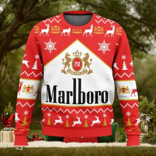 Marlboro Ugly Christmas Sweater 2023 Christmas Gift 3D Sweater