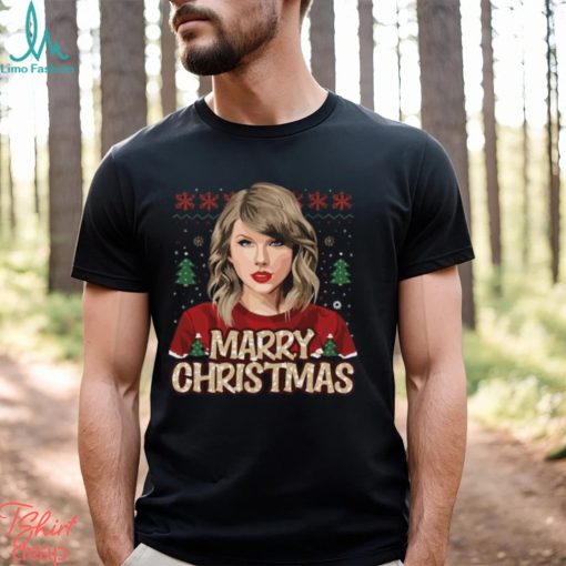 Marry Christmas from Taylor Swift Design T Shirt