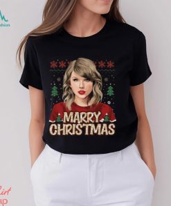 Marry Christmas from Taylor Swift Design T Shirt